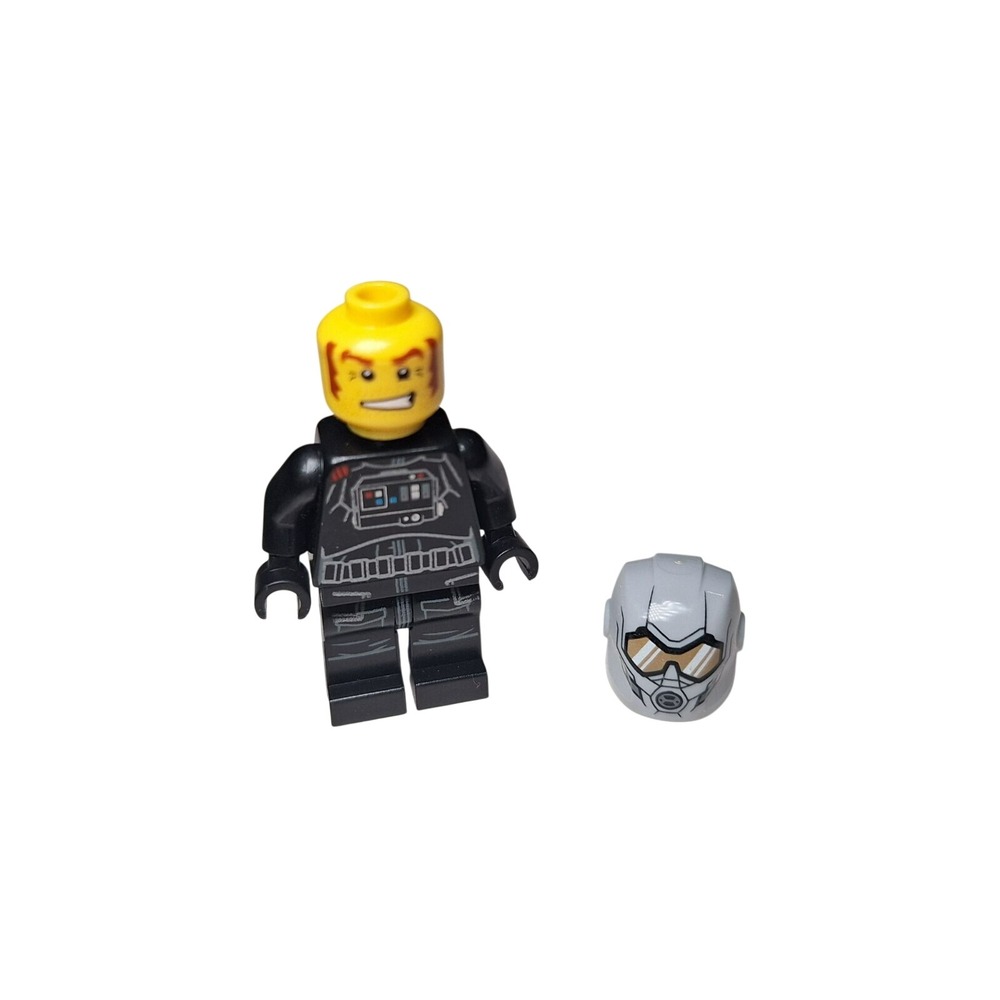 Lego Minifigure Helmet Star Wars‎ Irish Mixed Set Angry Villain Robot Red Head